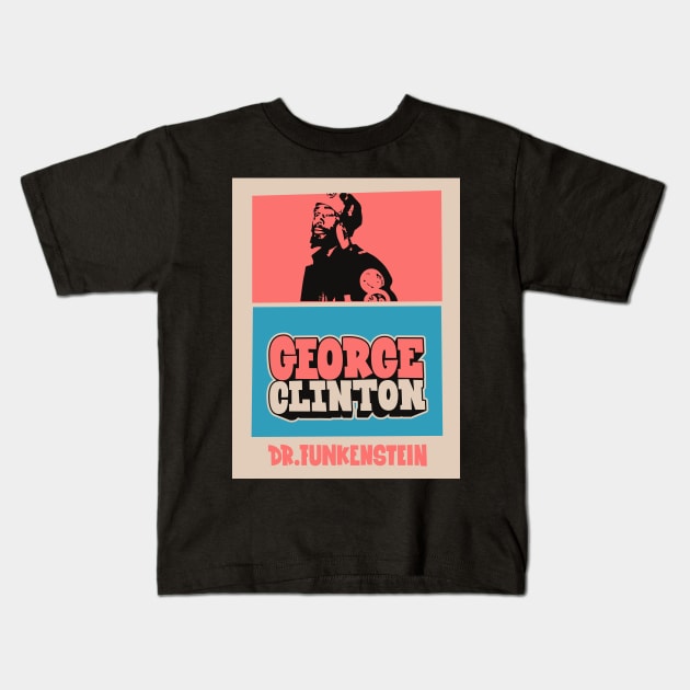 Funkadelic George Clinton Shirts - Tribute to the P-Funk Master! Kids T-Shirt by Boogosh